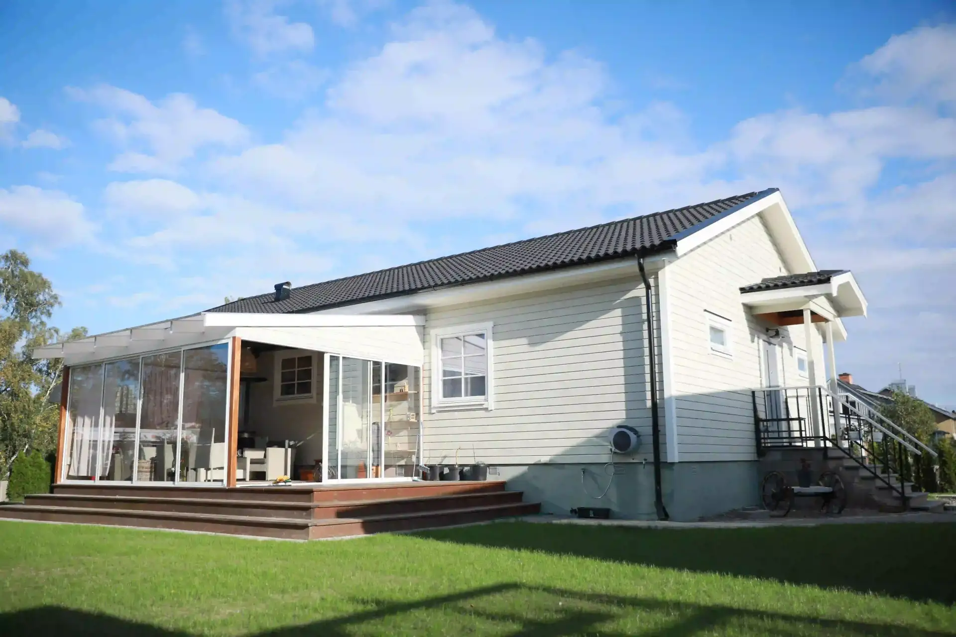 Modern Tillbyggnad av Villa i Nacka